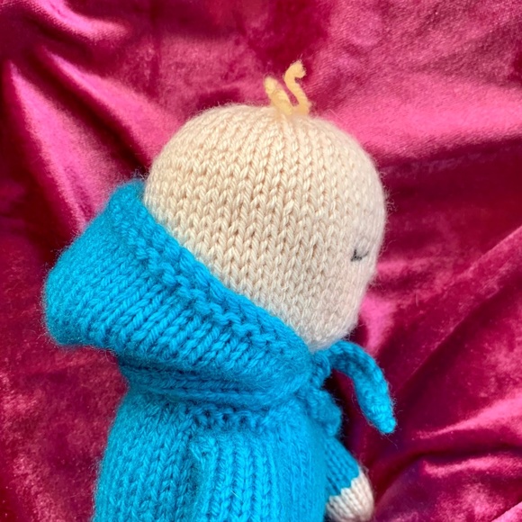 3/$45 ⭐️ Soft Knit Baby Doll in Hooded Onesie - Picture 5 of 6